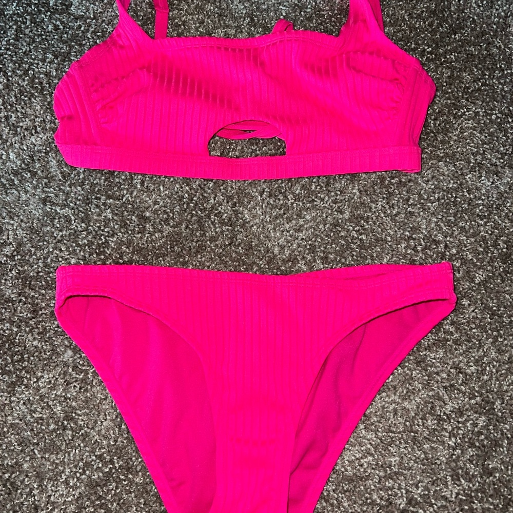 hot pink bikini